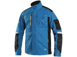Mont�rkov� bl�za CXS STRETCH, p�nska, stredne modr�-�ierna