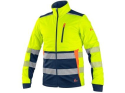 CXS BENSON, v�stra�n� bunda, softshell, p�nska, �lt� a modr�