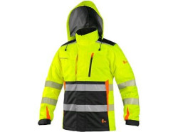 CXS BENSON, p�nska v�stra�n� bunda, softshell, �lt� a �ierna