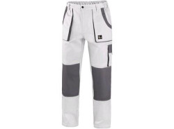 P�nske nohavice CXS LUXY JOSEF, bielo-siv�
