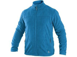 CXS GRANBY mikina s kapuc�ou, p�nska, fleece, azurov� farba