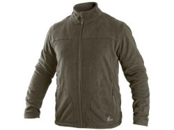 CXS GRANBY mikina, p�nska, fleece, khaki