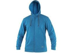 CXS HARRISON, p�nska mikina, stredne modr�