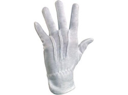 Rukavice CXS MAWA, textiln� s PVC ter��ky, vel. 08