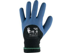 Zimn� rukavice CXS ROXY BLUE WINTER, impregnovan� latexom, ve�kos� 10