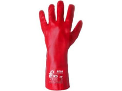 Rukavice CXS SELA, s blistrem, m��en� v PVC, vel. 10