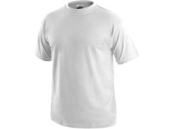 Tri�ko CXS DANIEL, kr�tky ruk�v, biele (potla�), ve�. 5XL
