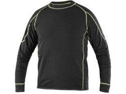 br / Tri�ko CXS REWARD, funk�n�, s dlh�m ruk�vom, detsk�, �ierno-zelen�.