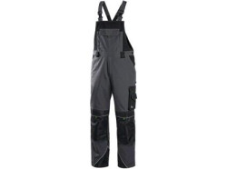 Mont�rkov� nohavice s trakmi CXS SIRIUS TRISTAN, p�nske, �edo-zelen�