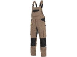 CXS STRETCH p�nske z�hradn�cke tri�ko, b�ovo-�ierne
